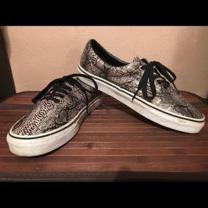 Vans snake skin